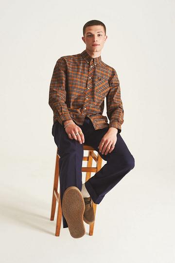 Fred Perry M8820 Miesten Paidat Camel | FI 1541OKIR